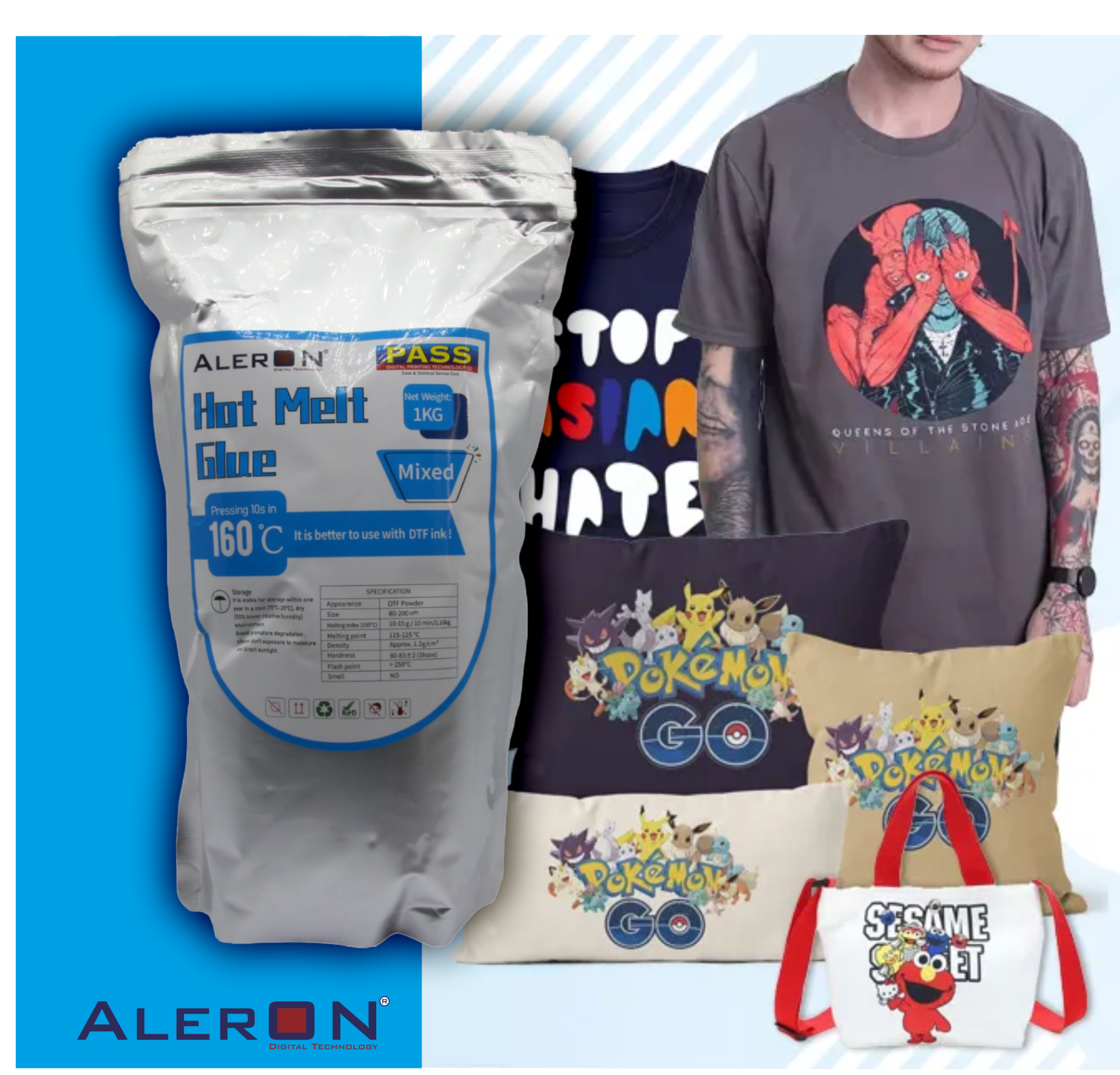 DTF Hot Melt Powder ( DTF Tekstil Yapıştırıcı Pudra )