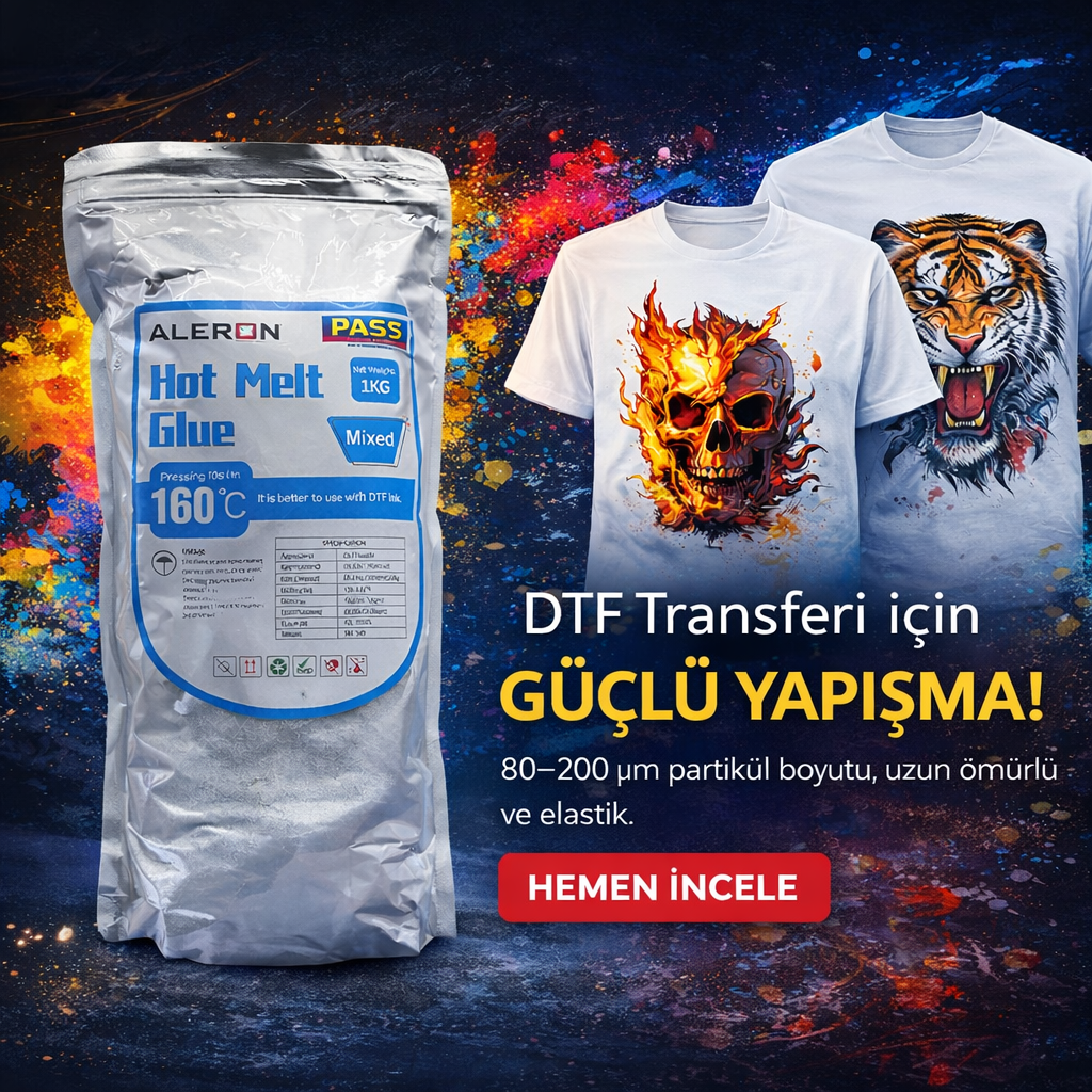 DTF Hot Melt Powder ( DTF Tekstil Yapıştırıcı Pudra )