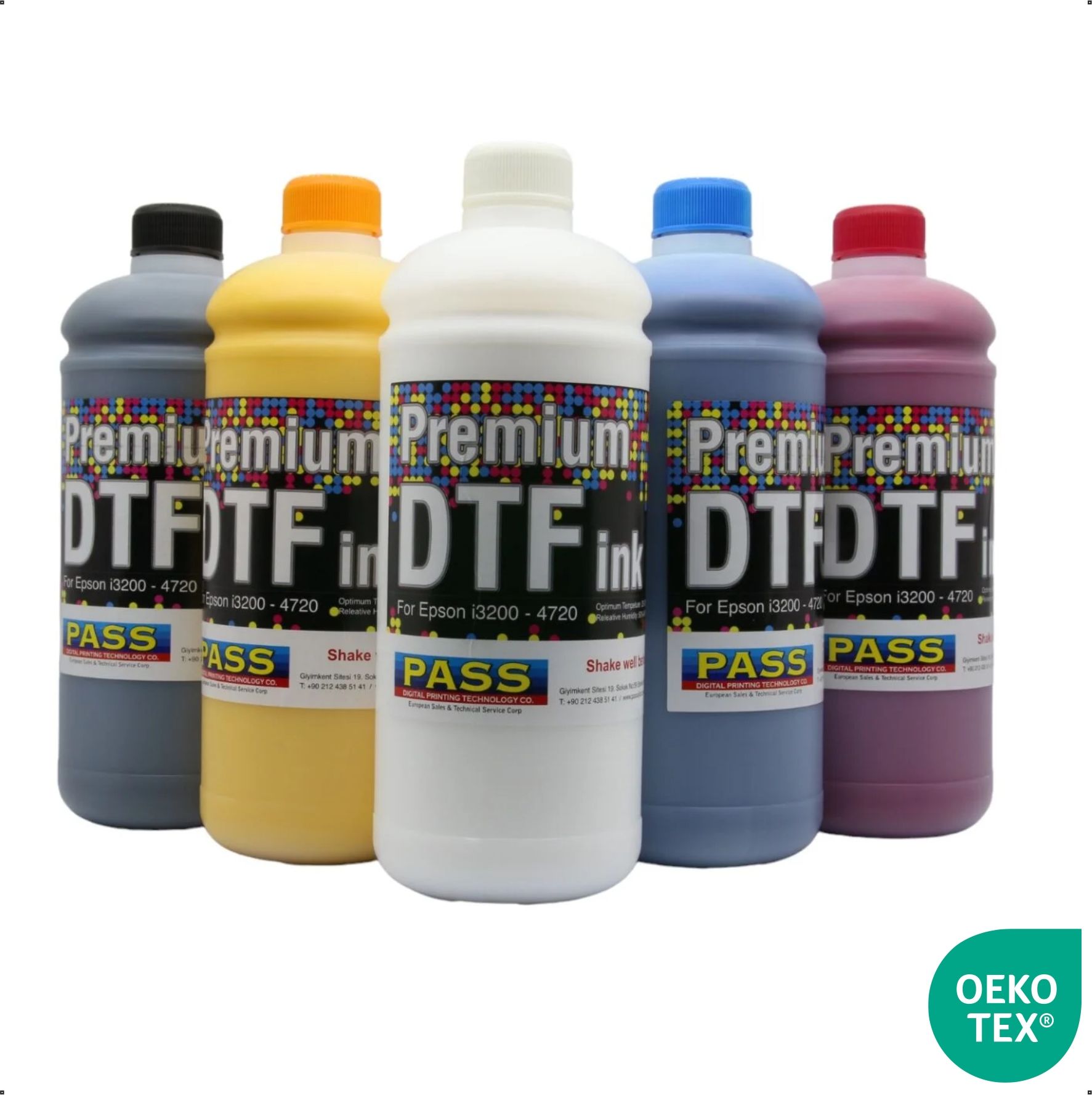 DTF Dijital Baskı Boyası ( Premium Seri ) OEKO-TEX
