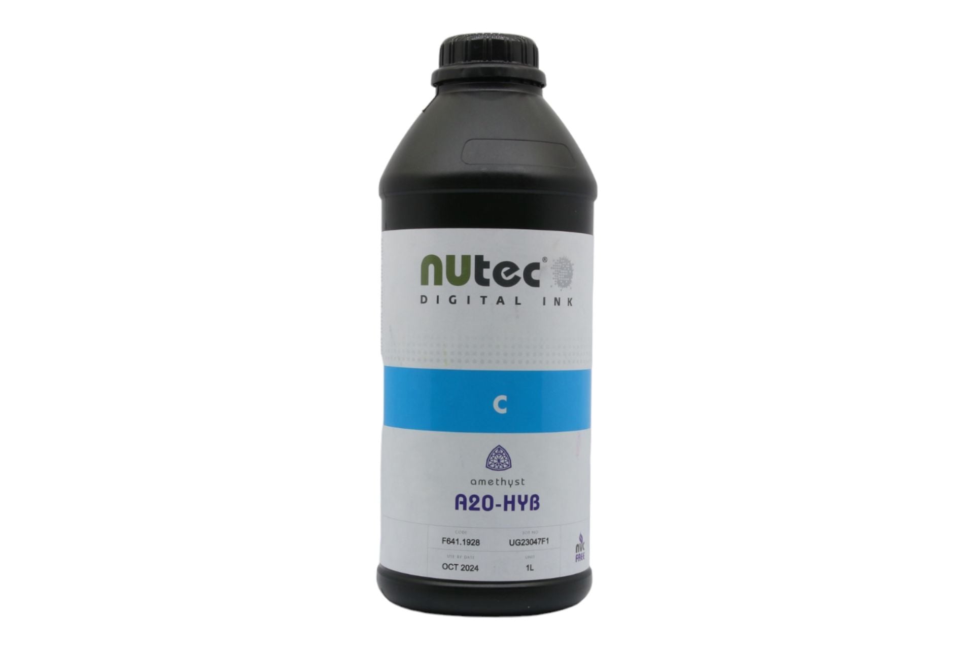 Nutec Amethyst A20 UV Dijital Baskı Boyası 1 Lt. Cyan