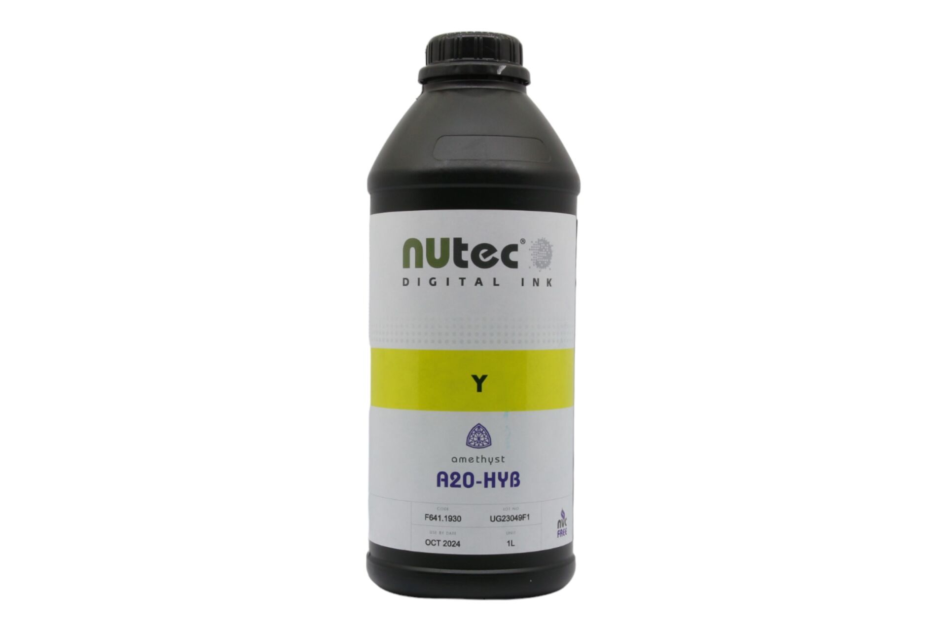 Nutec Amethyst A20 UV Dijital Baskı Boyası 1 Lt. Yellow