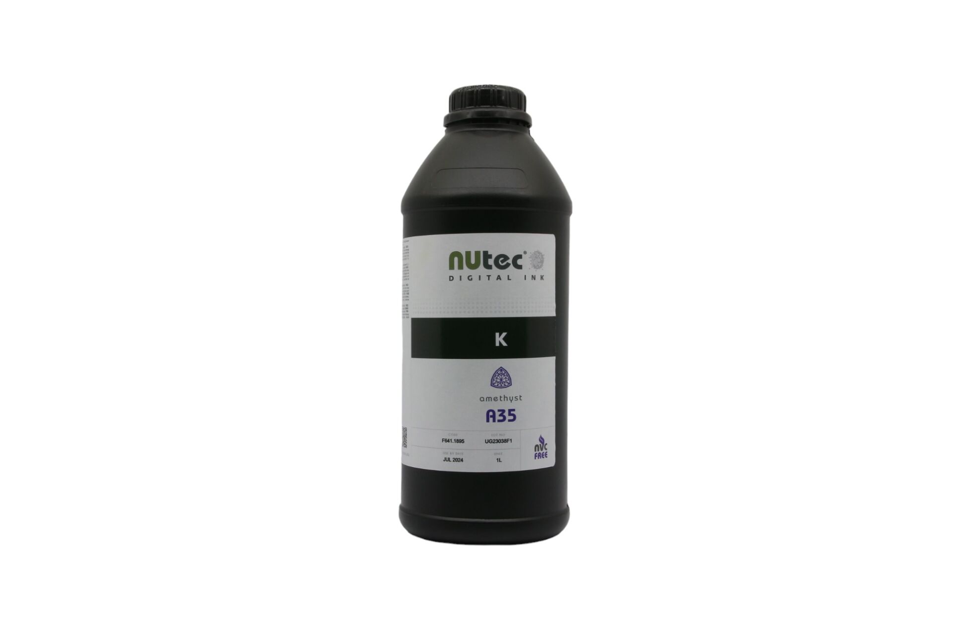 Nutec Amethyst A35 UV Dijital Baskı Boyası 1 Lt. Black