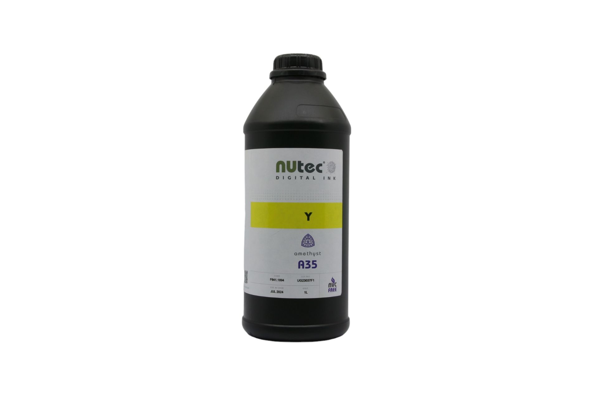 Nutec Amethyst A35 UV Dijital Baskı Boyası 1 Lt. Yellow