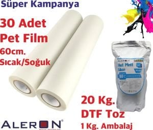 Soğuk Çekim Pet Film ve DTF Toz Kampanyası Sınırlı Sayıda