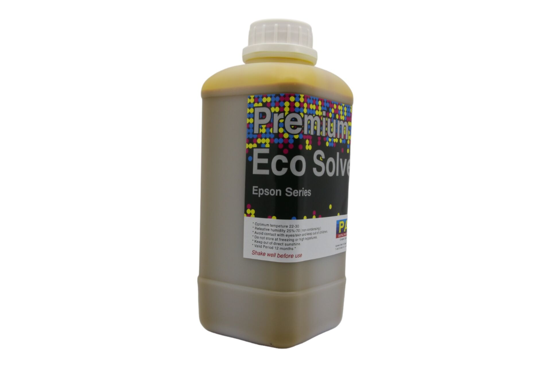 Epson Serisi Eco Solvent Baskı Boyası Yellow