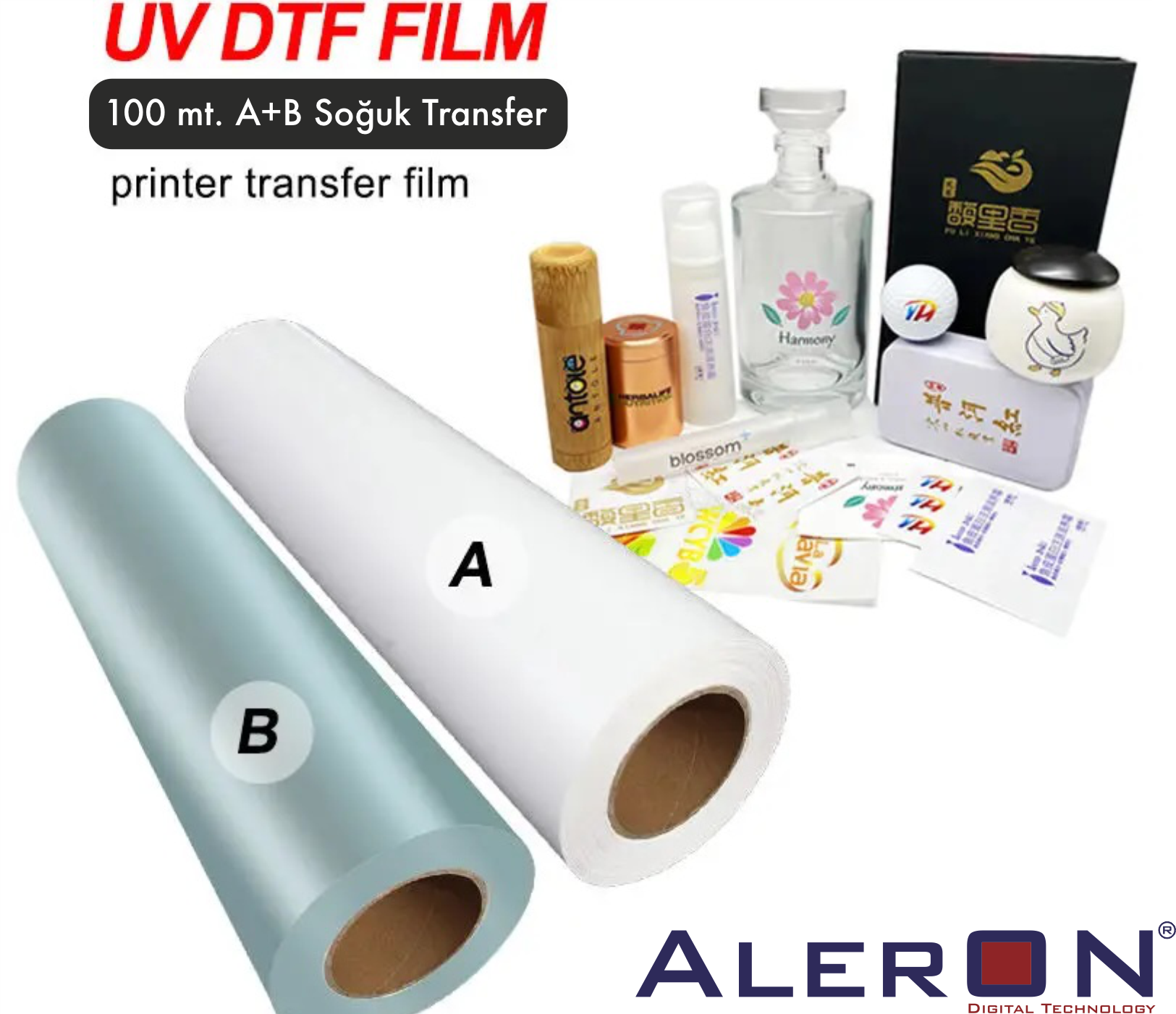 UV DTF A+B Soğuk Transfer Filmi