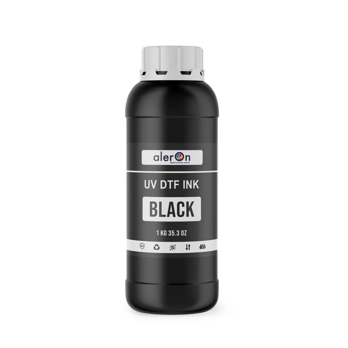 Aleron UV DTF Dijital Baskı Boyası 1 Litre Black