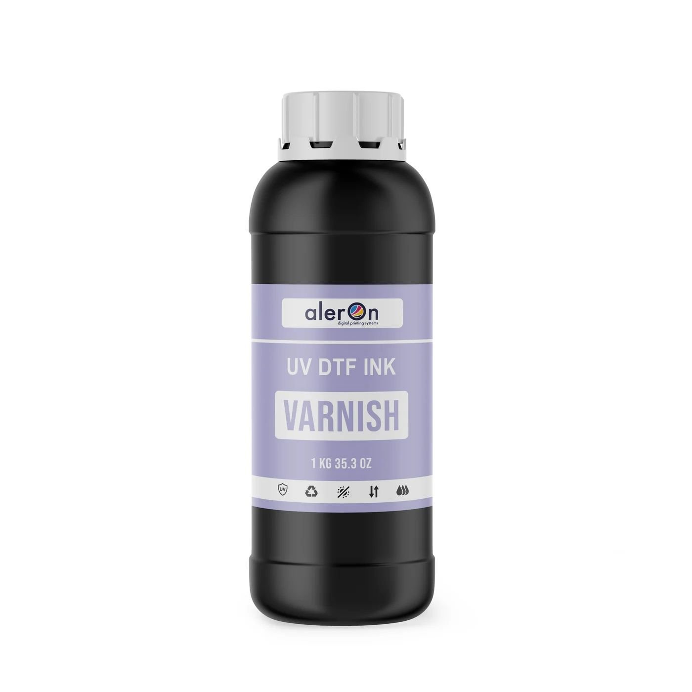 Aleron UV DTF Dijital Baskı Boyası 1 Litre Varnish