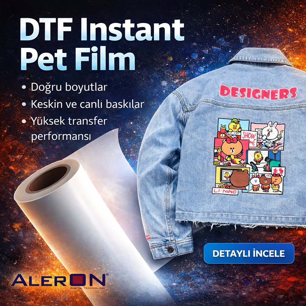 DTF Double Side Instant Pet Film 60X100CM.
