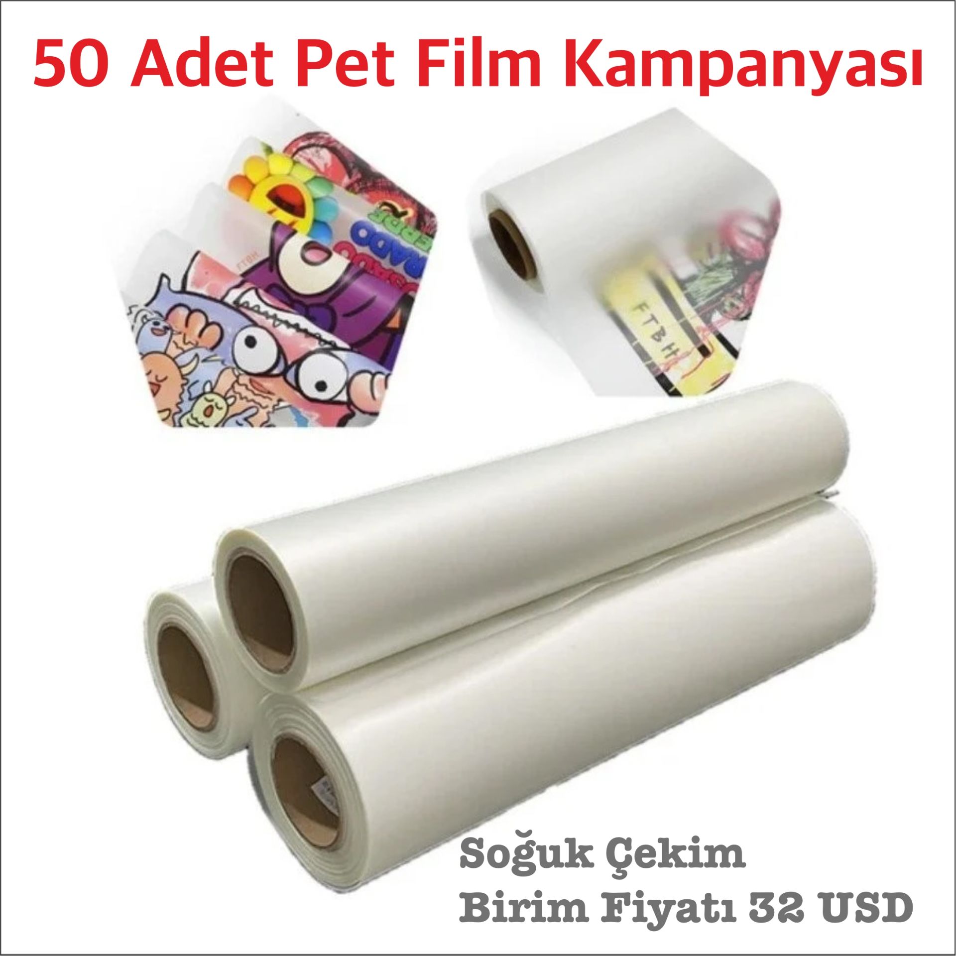 Soğuk Çekim DTF Pet Film Kampanyası