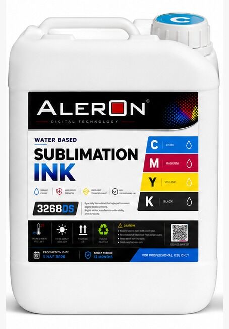 Aleron 5 Lt. Süblimasyon Baskı Boyası Cyan
