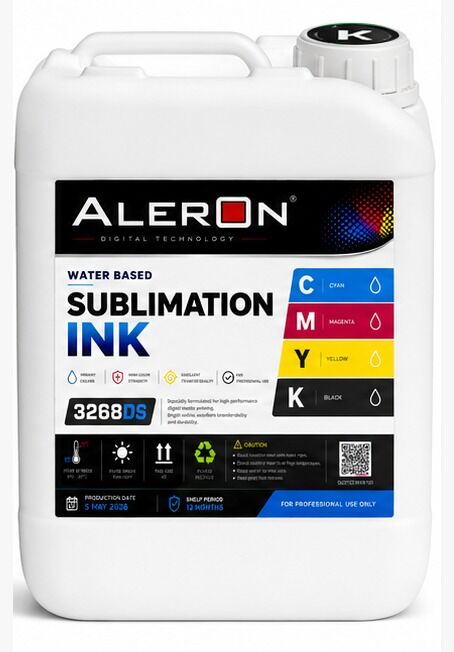Aleron 5 Lt. Süblimasyon Baskı Boyası Black