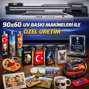 Wit-Color 90x60 UV Baskı Makinesi