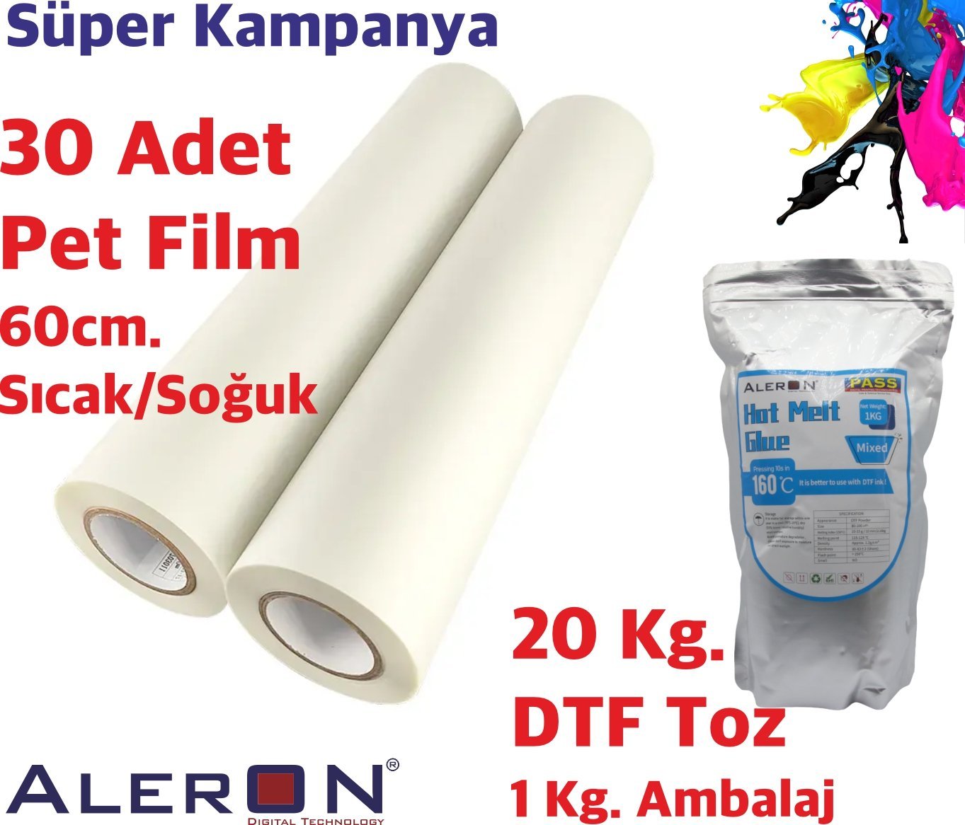 Pet Film ve DTF Toz Kampanyası Sınırlı Sayıda